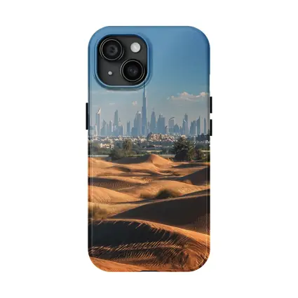 Dubai Skyline Burj Khalifa Desert Dunes