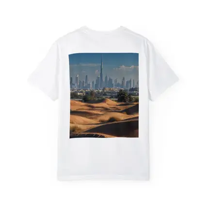 Dubai Skyline Burj Khalifa Desert Dunes