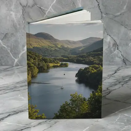 Scottish Loch Valley Green Hills Landscape