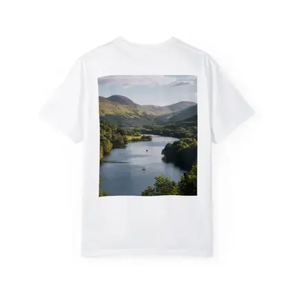 Scottish Loch Valley Green Hills Landscape