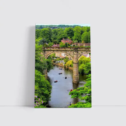 Knaresborough Viaduct River Nidd England Bridge