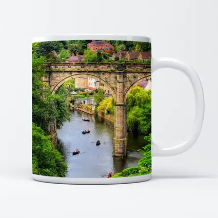 Knaresborough Viaduct River Nidd England Bridge