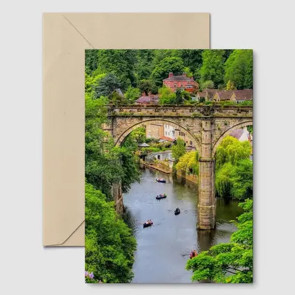 Knaresborough Viaduct River Nidd England Bridge