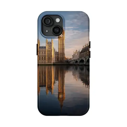 Big Ben Westminster Palace Thames River Reflection