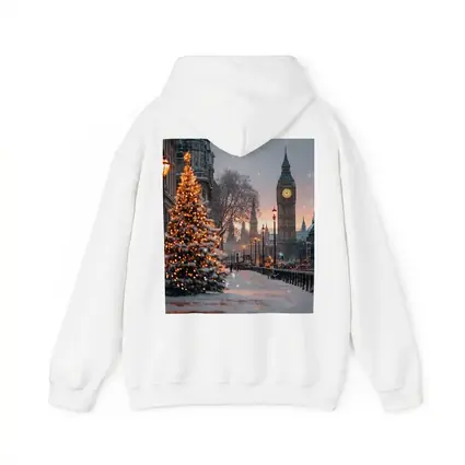 Big Ben London Snow Christmas Tree Winter