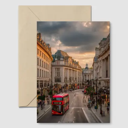 London Regent Street Red Double Decker Bus