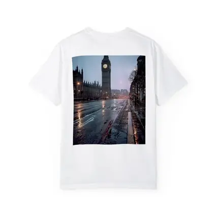 Big Ben Rainy Night London Street