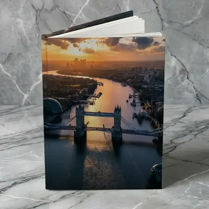 Tower Bridge London Aerial Sunset View