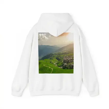 Green Rice Terraces Mountain Village China