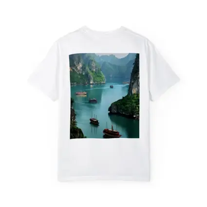 Ha Long Bay Karst Mountains Boats Vietnam
