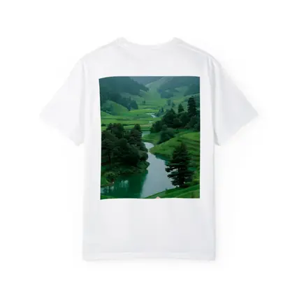 Rice Fields River Valley Green Landscape