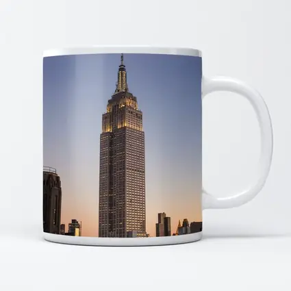 Empire State Building New York City Dusk