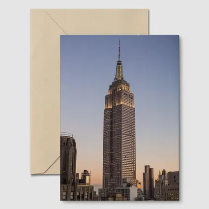 Empire State Building New York City Dusk