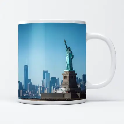 Statue of Liberty New York City Skyline
