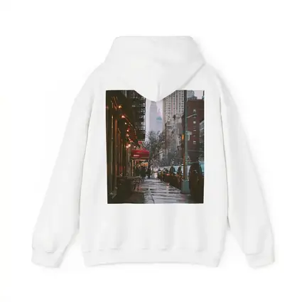 New York City Rainy Street Empire State