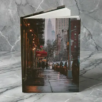 New York City Rainy Street Empire State