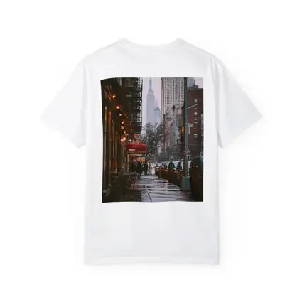 New York City Rainy Street Empire State