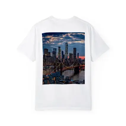 Brooklyn Bridge Manhattan Skyline Dusk View