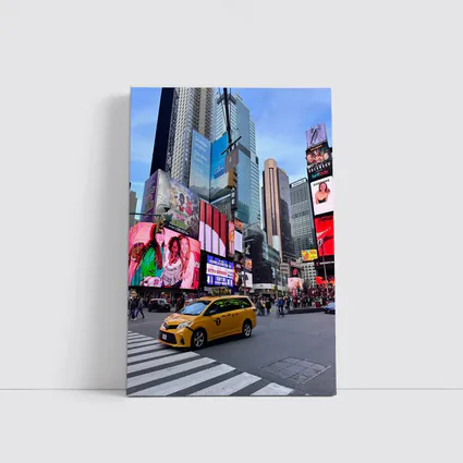 Yellow Taxi Times Square New York City