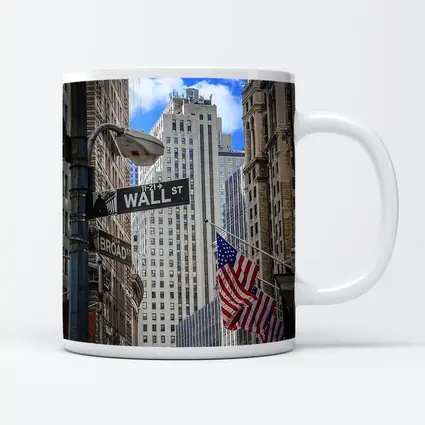 Wall Street Sign New York City Buildings