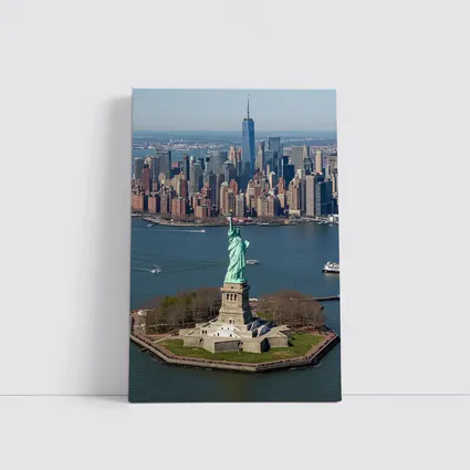 Statue of Liberty New York City Skyline