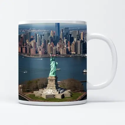 Statue of Liberty New York City Skyline
