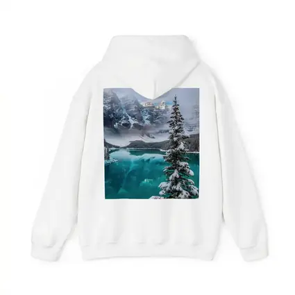 Moraine Lake Winter Snow Mountains Canada