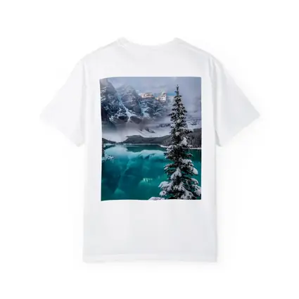 Moraine Lake Winter Snow Mountains Canada