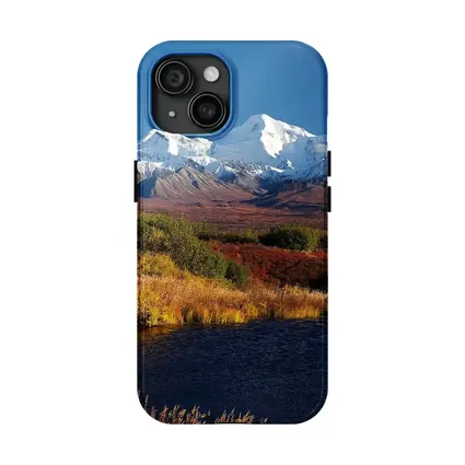 Denali Snow Peak Alaska Autumn Wilderness