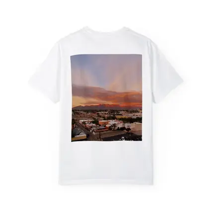 Tucson Arizona Sunset Mountains City View