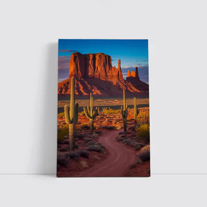 Monument Valley Desert Southwest Cactus Landscape