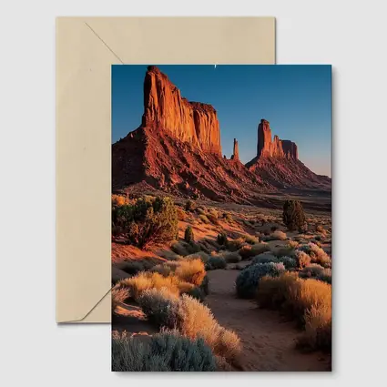Monument Valley Desert Red Rock Landscape