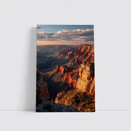 Grand Canyon Sunset Red Rock Cliffs