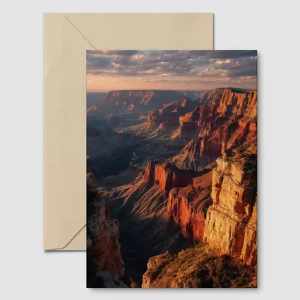 Grand Canyon Sunset Red Rock Cliffs