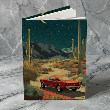 Ford Mustang Red Desert Night Drive