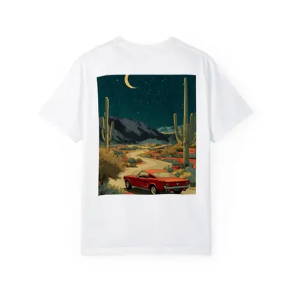 Ford Mustang Red Desert Night Drive