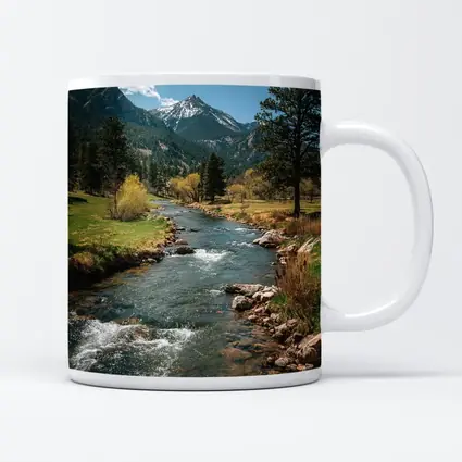 Mountain River Stream Rocky Colorado Landscape