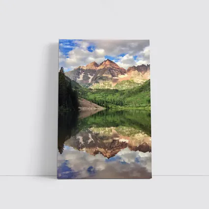 Maroon Bells Mountain Lake Reflection Colorado