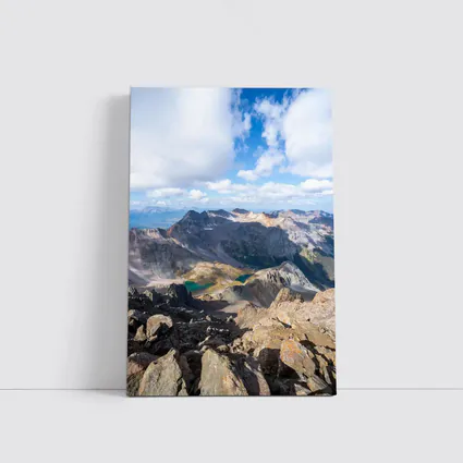 Rocky Mountain Summit View Turquoise Lakes