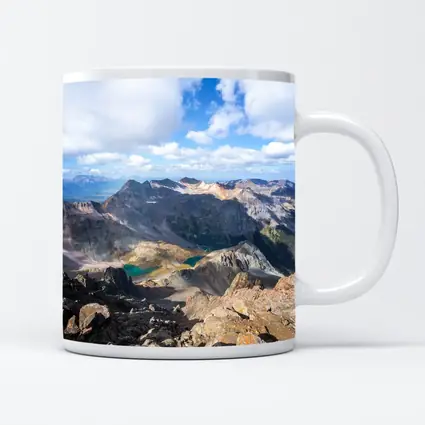Rocky Mountain Summit View Turquoise Lakes