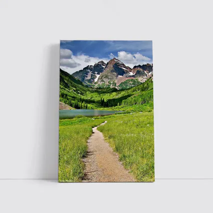 Maroon Bells Trail Colorado Mountain Lake