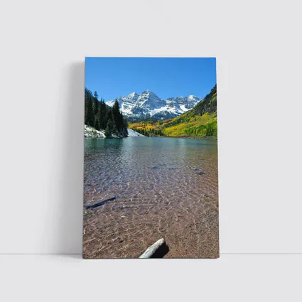 Maroon Bells Lake Colorado Mountains Autumn