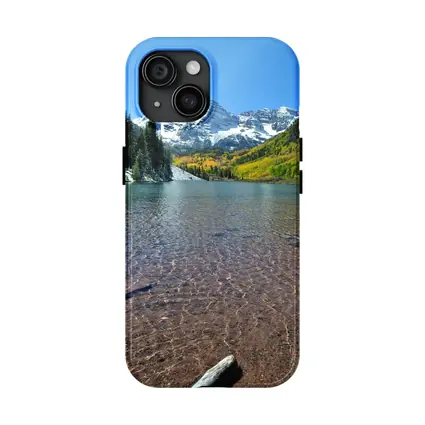 Maroon Bells Lake Colorado Mountains Autumn