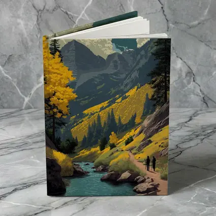 Maroon Bells Colorado Retro Travel Art