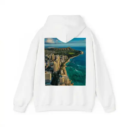 Waikiki Beach Diamond Head Aerial City View