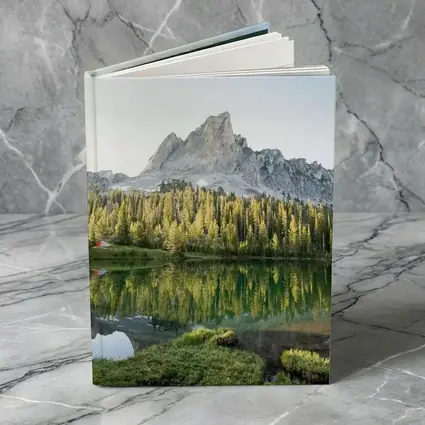Mountain Peak Reflected In Alpine Lake