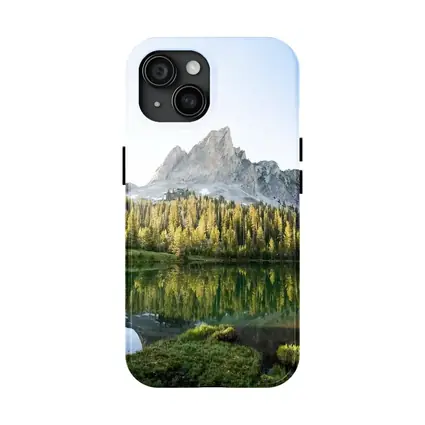 Mountain Peak Reflected In Alpine Lake