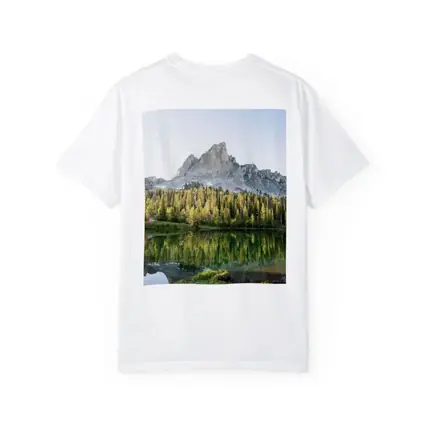 Mountain Peak Reflected In Alpine Lake