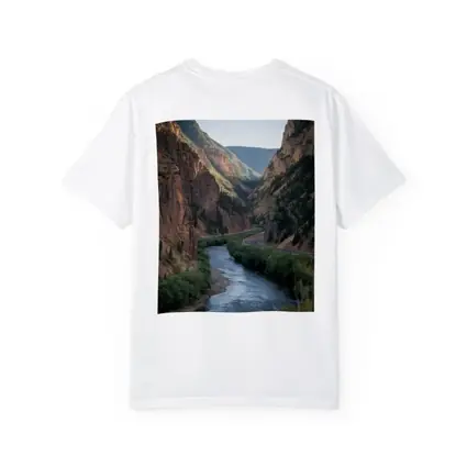 River Canyon Winding Through Red Cliffs