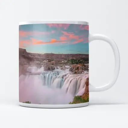 Shoshone Falls Idaho Sunset Sky Waterfall